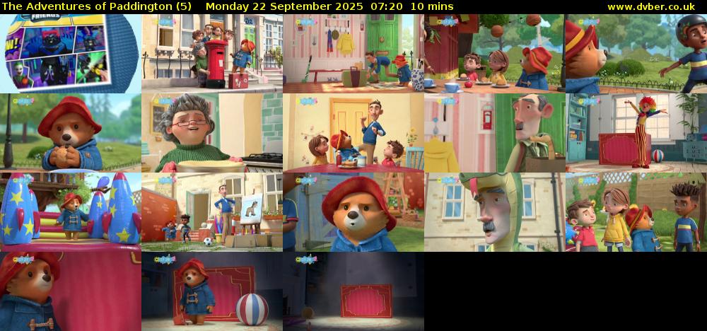 The Adventures of Paddington (5) Monday 22 September 2025 07:20 - 07:30