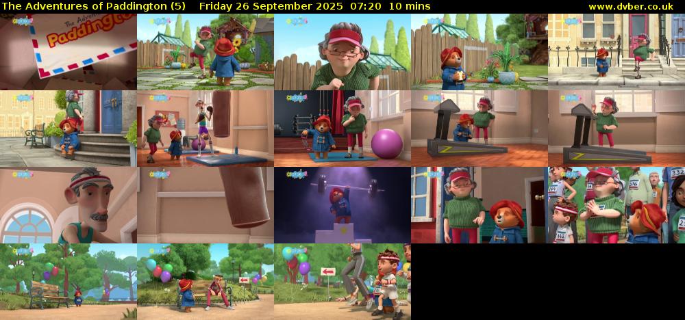The Adventures of Paddington (5) Friday 26 September 2025 07:20 - 07:30