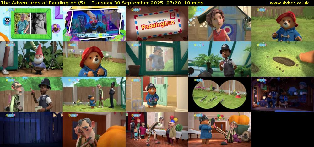 The Adventures of Paddington (5) Tuesday 30 September 2025 07:20 - 07:30