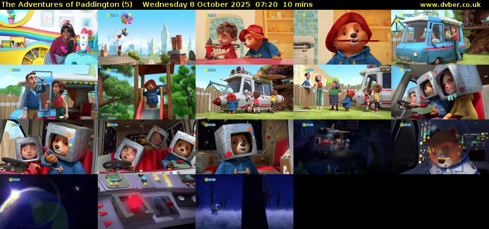 The Adventures of Paddington (5) Wednesday 8 October 2025 07:20 - 07:30