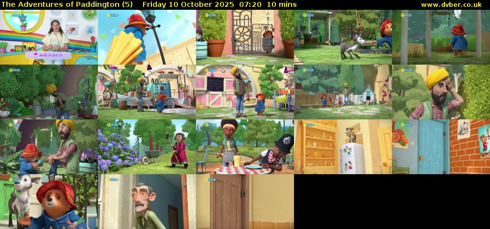 The Adventures of Paddington (5) Friday 10 October 2025 07:20 - 07:30
