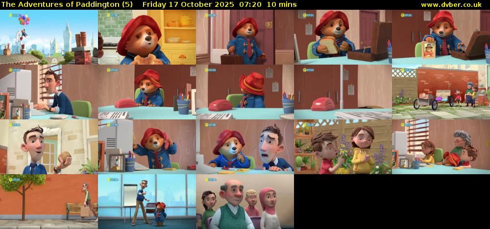 The Adventures of Paddington (5) Friday 17 October 2025 07:20 - 07:30