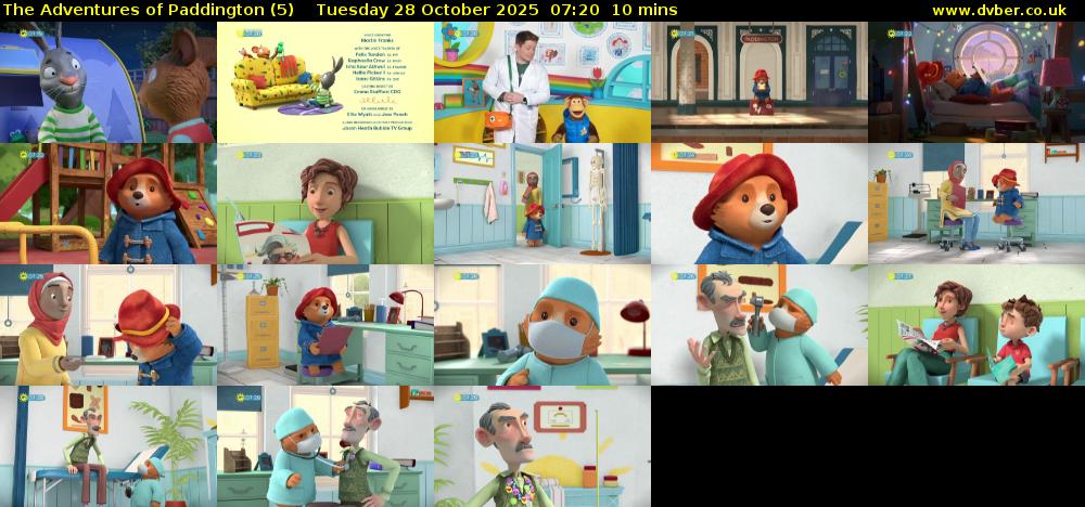 The Adventures of Paddington (5) Tuesday 28 October 2025 07:20 - 07:30