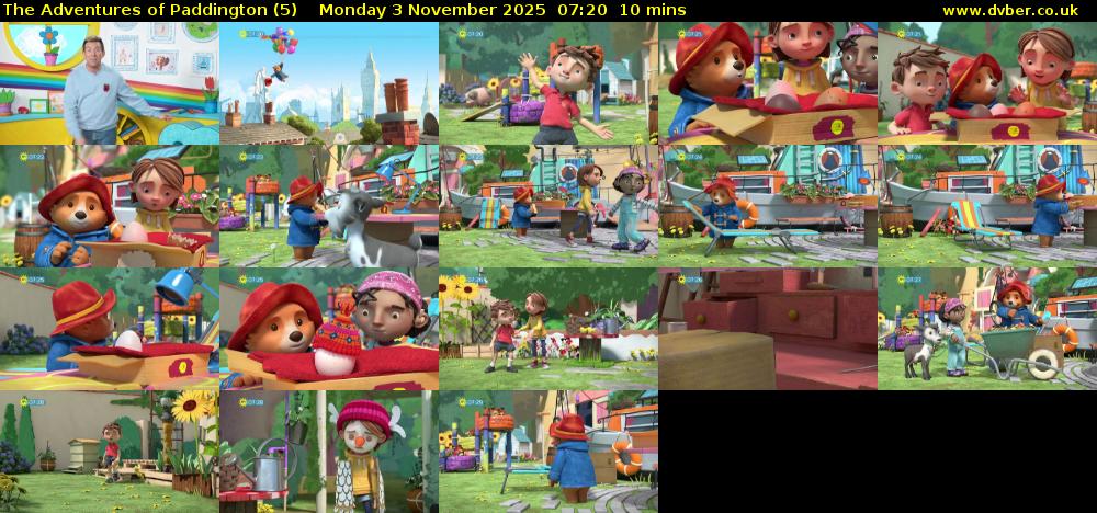 The Adventures of Paddington (5) Monday 3 November 2025 07:20 - 07:30