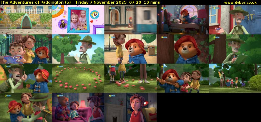 The Adventures of Paddington (5) Friday 7 November 2025 07:20 - 07:30