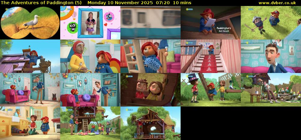 The Adventures of Paddington (5) Monday 10 November 2025 07:20 - 07:30