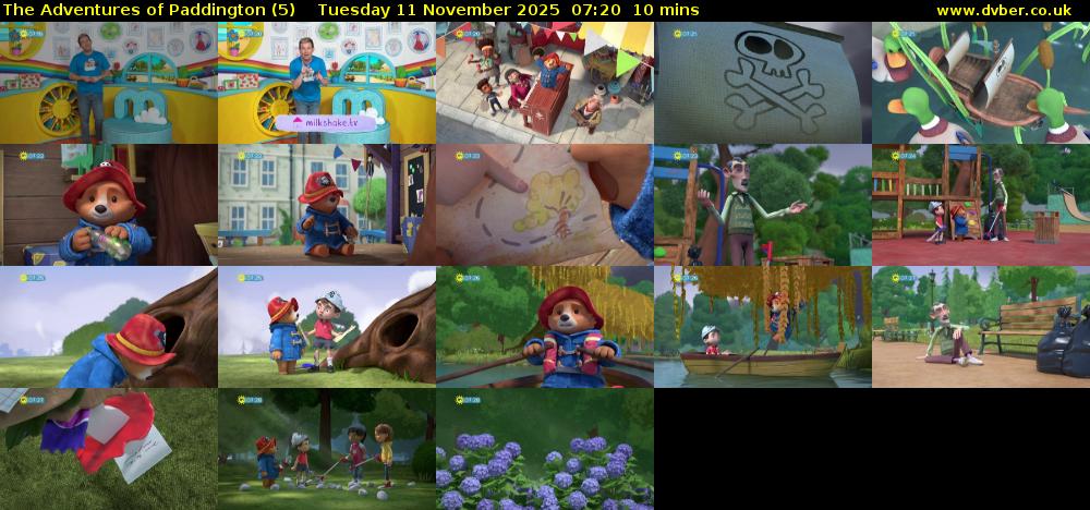 The Adventures of Paddington (5) Tuesday 11 November 2025 07:20 - 07:30