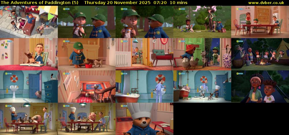 The Adventures of Paddington (5) Thursday 20 November 2025 07:20 - 07:30