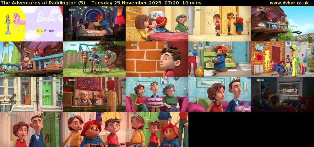 The Adventures of Paddington (5) Tuesday 25 November 2025 07:20 - 07:30