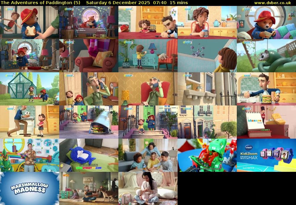 The Adventures of Paddington (5) Saturday 6 December 2025 07:40 - 07:55