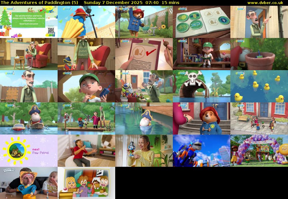 The Adventures of Paddington (5) Sunday 7 December 2025 07:40 - 07:55