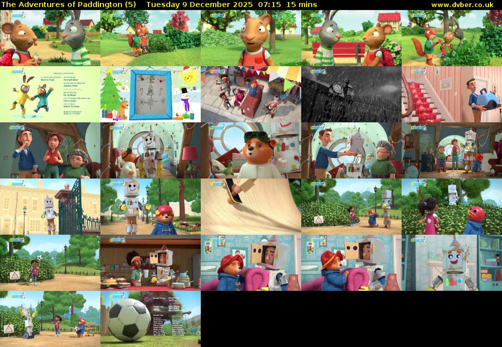 The Adventures of Paddington (5) Tuesday 9 December 2025 07:15 - 07:30
