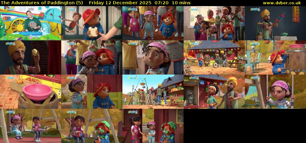 The Adventures of Paddington (5) Friday 12 December 2025 07:20 - 07:30