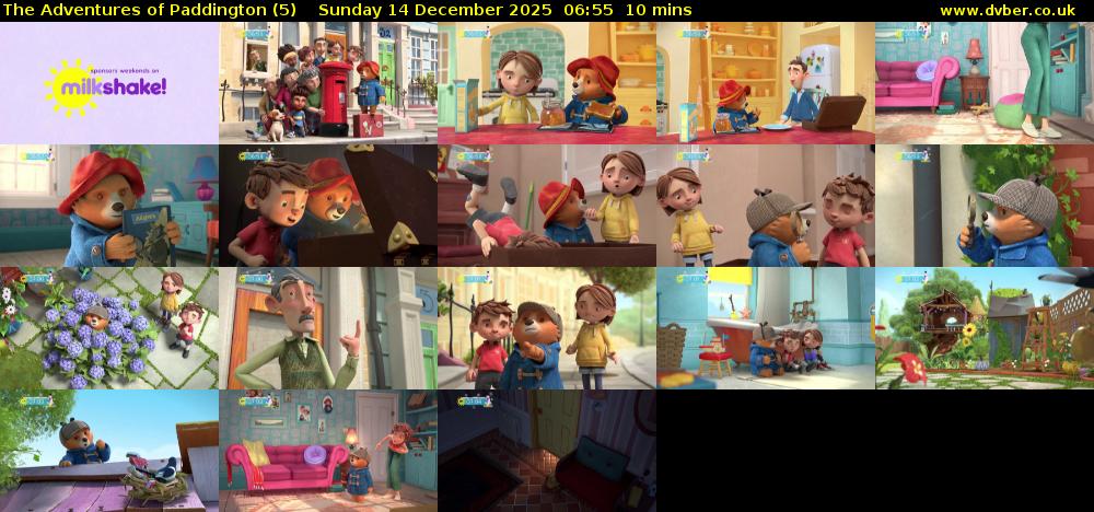 The Adventures of Paddington (5) Sunday 14 December 2025 06:55 - 07:05