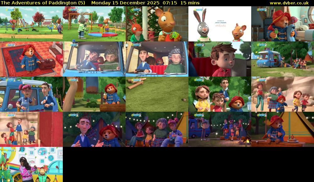 The Adventures of Paddington (5) Monday 15 December 2025 07:15 - 07:30