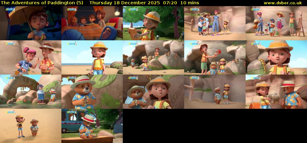 The Adventures of Paddington (5) Thursday 18 December 2025 07:20 - 07:30