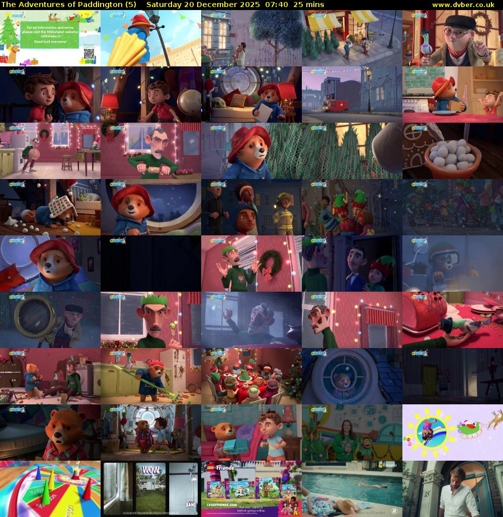 The Adventures of Paddington (5) Saturday 20 December 2025 07:40 - 08:05