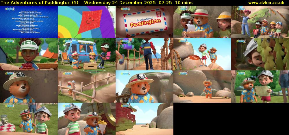 The Adventures of Paddington (5) Wednesday 24 December 2025 07:25 - 07:35