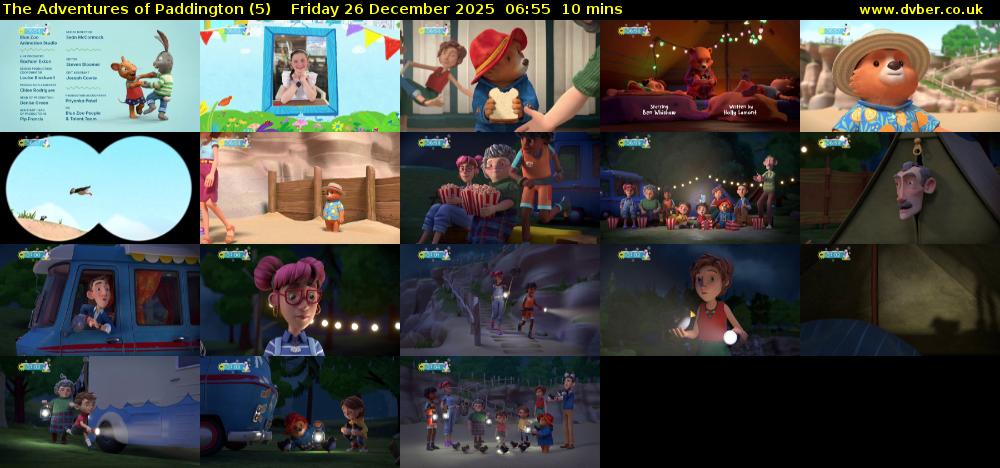 The Adventures of Paddington (5) Friday 26 December 2025 06:55 - 07:05