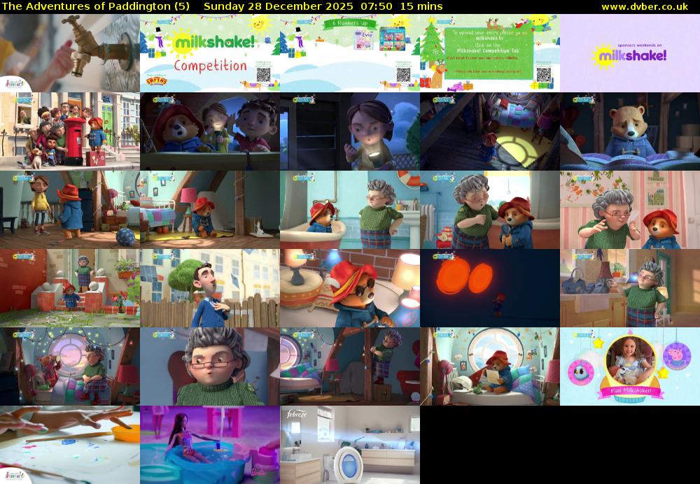 The Adventures of Paddington (5) Sunday 28 December 2025 07:50 - 08:05