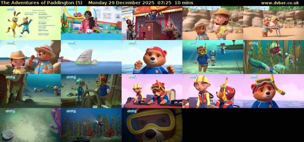 The Adventures of Paddington (5) Monday 29 December 2025 07:25 - 07:35