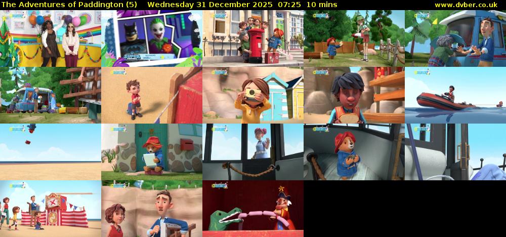 The Adventures of Paddington (5) Wednesday 31 December 2025 07:25 - 07:35