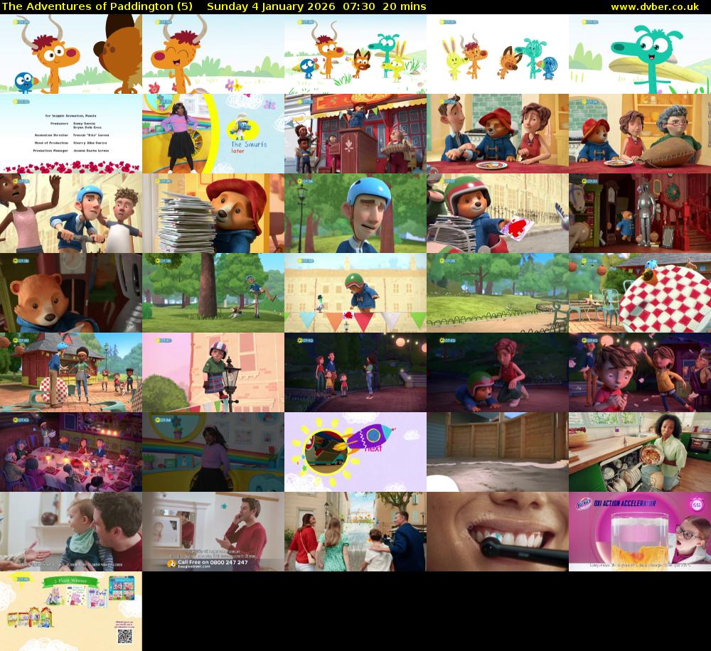 The Adventures of Paddington (5) Sunday 4 January 2026 07:30 - 07:50