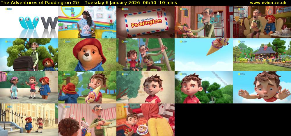 The Adventures of Paddington (5) Tuesday 6 January 2026 06:50 - 07:00