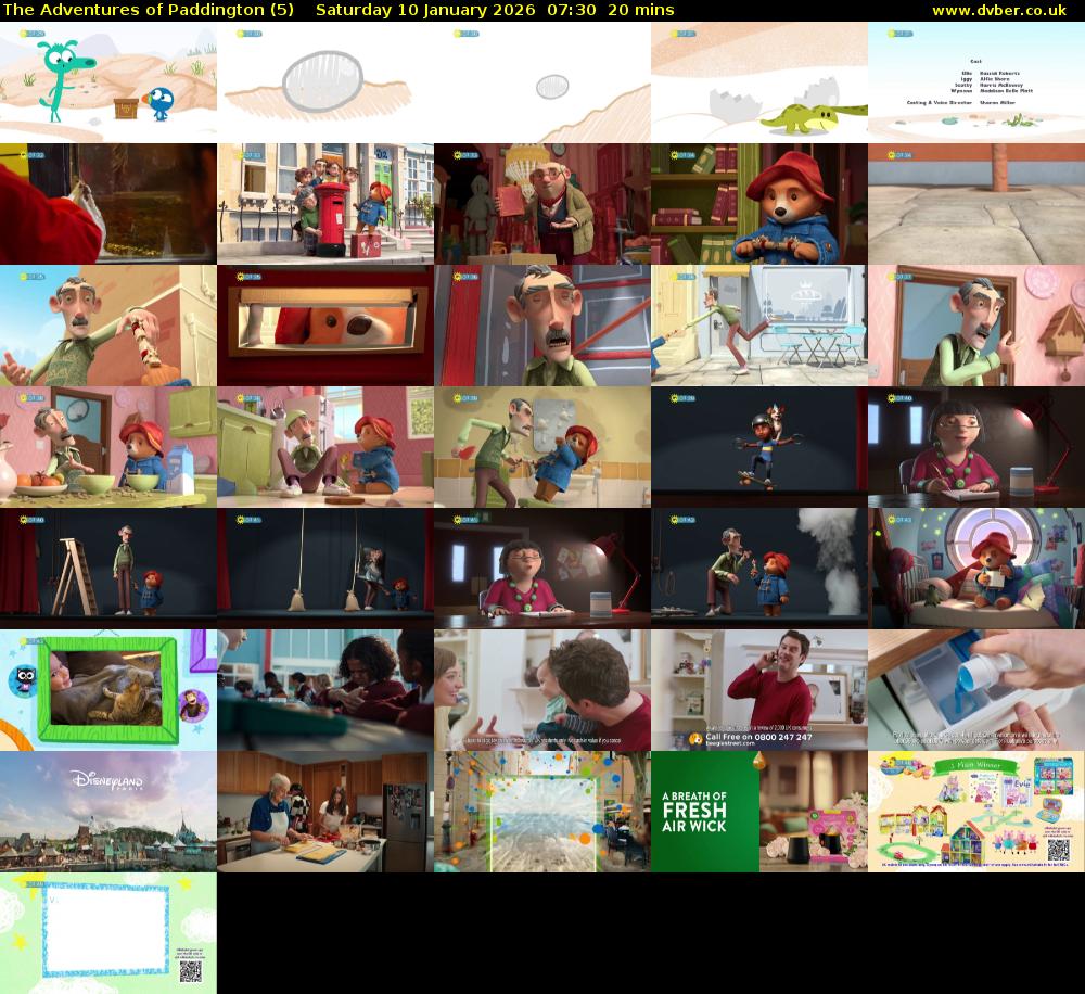 The Adventures of Paddington (5) Saturday 10 January 2026 07:30 - 07:50