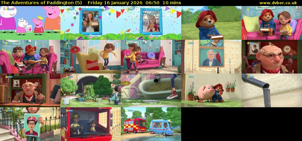 The Adventures of Paddington (5) Friday 16 January 2026 06:50 - 07:00