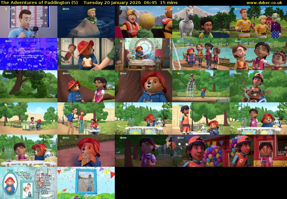 The Adventures of Paddington (5) Tuesday 20 January 2026 06:45 - 07:00