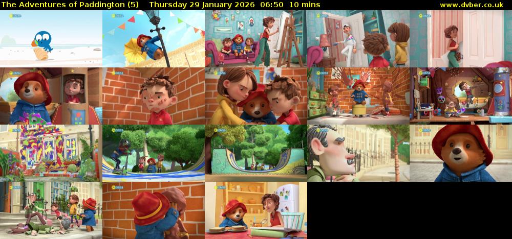 The Adventures of Paddington (5) Thursday 29 January 2026 06:50 - 07:00