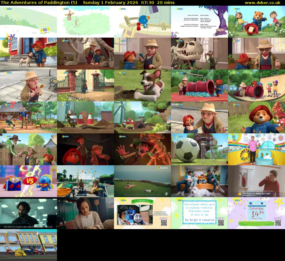 The Adventures of Paddington (5) Sunday 1 February 2026 07:30 - 07:50