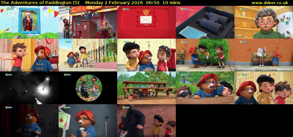 The Adventures of Paddington (5) Monday 2 February 2026 06:50 - 07:00