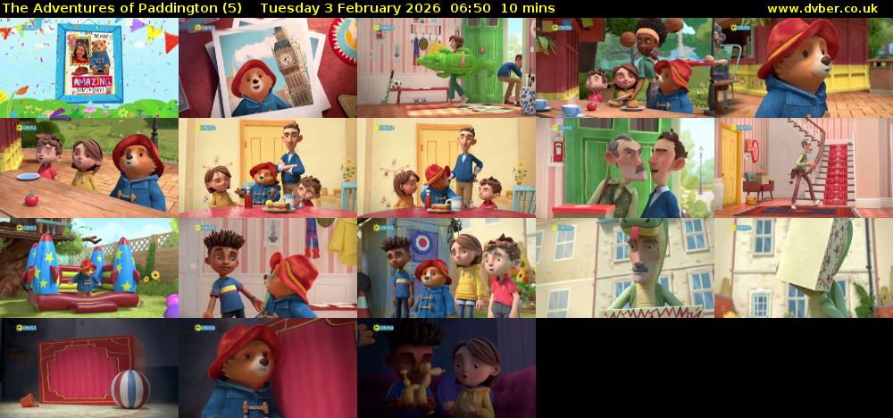 The Adventures of Paddington (5) Tuesday 3 February 2026 06:50 - 07:00