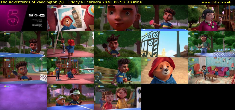The Adventures of Paddington (5) Friday 6 February 2026 06:50 - 07:00