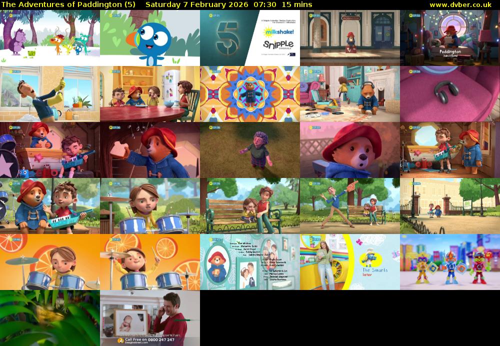The Adventures of Paddington (5) Saturday 7 February 2026 07:30 - 07:45