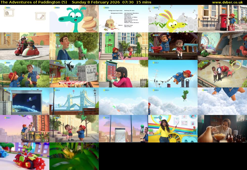 The Adventures of Paddington (5) Sunday 8 February 2026 07:30 - 07:45