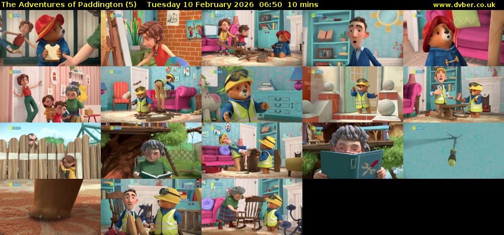 The Adventures of Paddington (5) Tuesday 10 February 2026 06:50 - 07:00