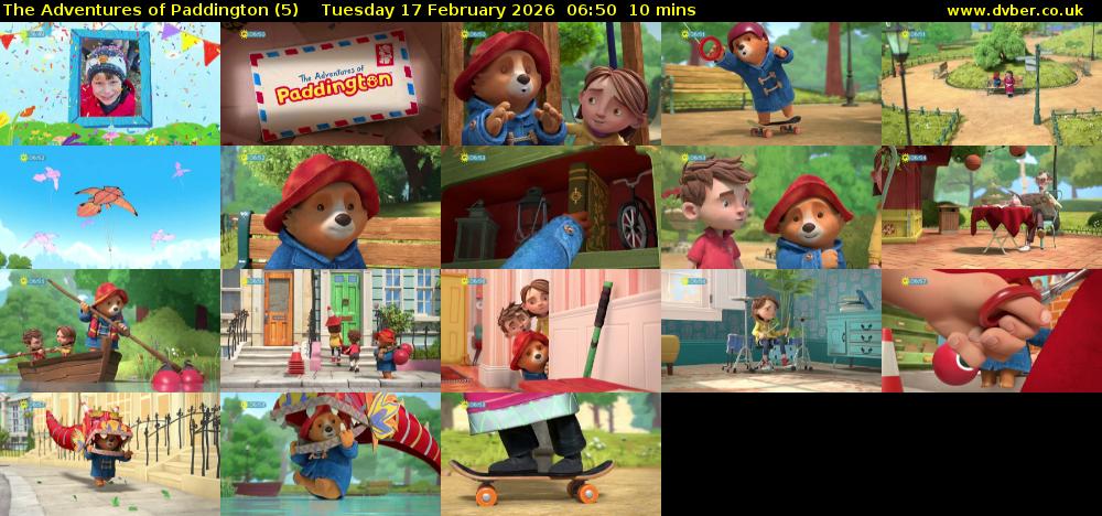 The Adventures of Paddington (5) Tuesday 17 February 2026 06:50 - 07:00