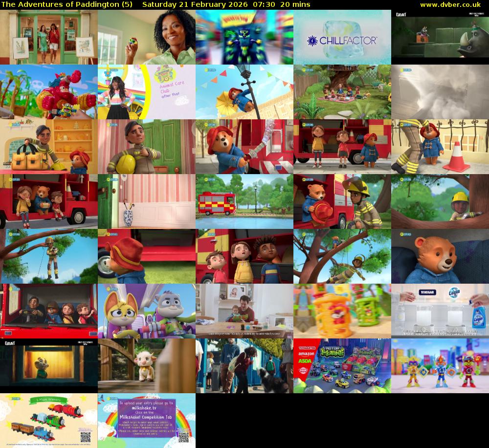 The Adventures of Paddington (5) Saturday 21 February 2026 07:30 - 07:50