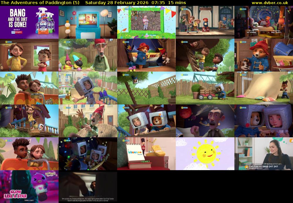 The Adventures of Paddington (5) Saturday 28 February 2026 07:35 - 07:50