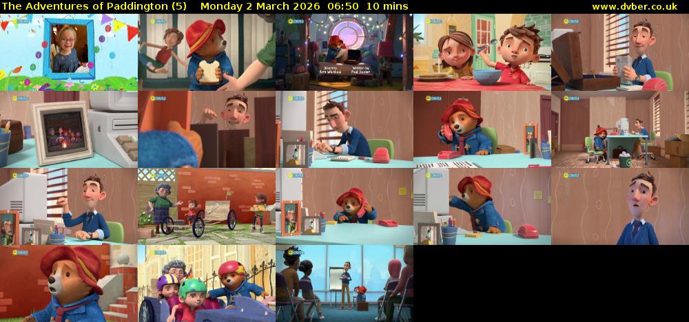 The Adventures of Paddington (5) Monday 2 March 2026 06:50 - 07:00