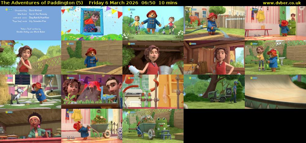 The Adventures of Paddington (5) Friday 6 March 2026 06:50 - 07:00