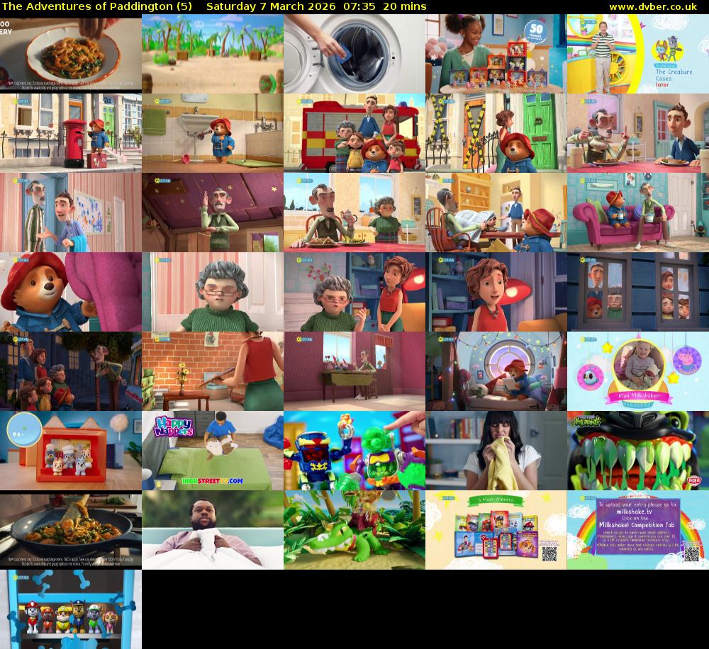 The Adventures of Paddington (5) Saturday 7 March 2026 07:35 - 07:55