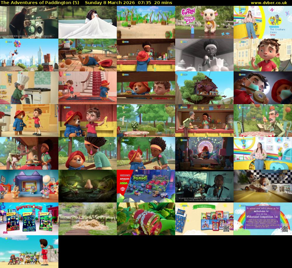 The Adventures of Paddington (5) Sunday 8 March 2026 07:35 - 07:55