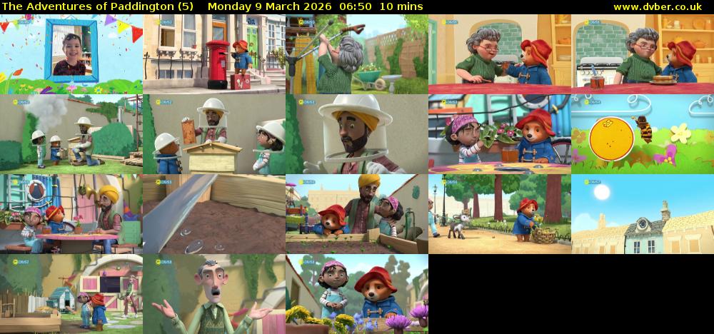 The Adventures of Paddington (5) Monday 9 March 2026 06:50 - 07:00