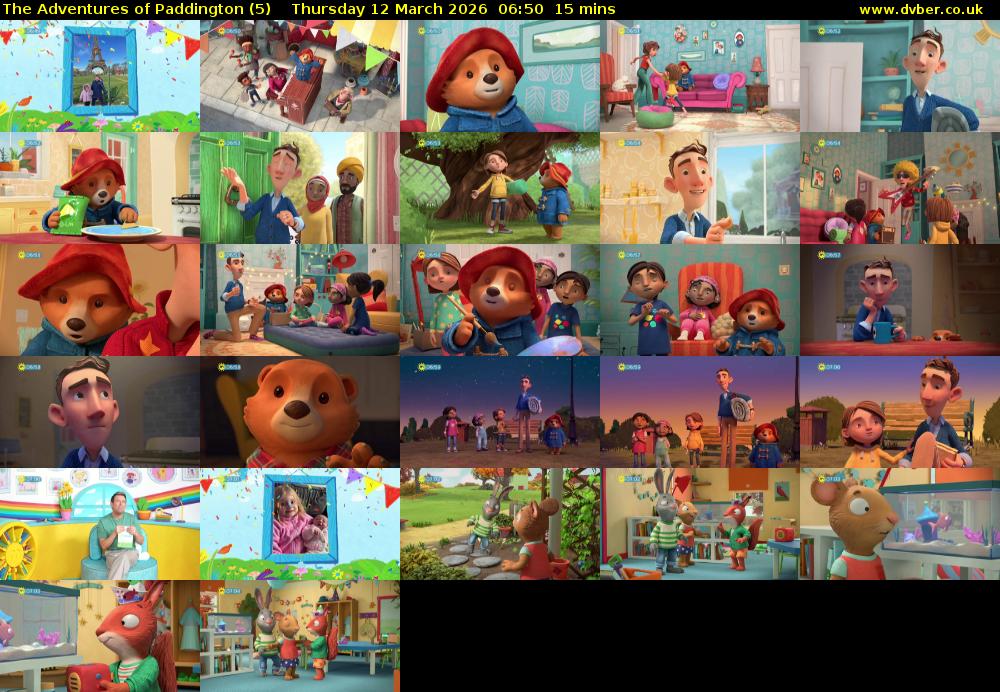The Adventures of Paddington (5) Thursday 12 March 2026 06:50 - 07:05