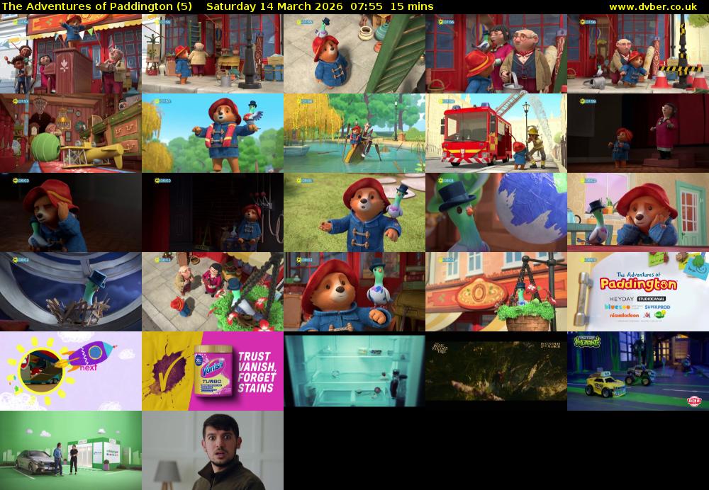 The Adventures of Paddington (5) Saturday 14 March 2026 07:55 - 08:10