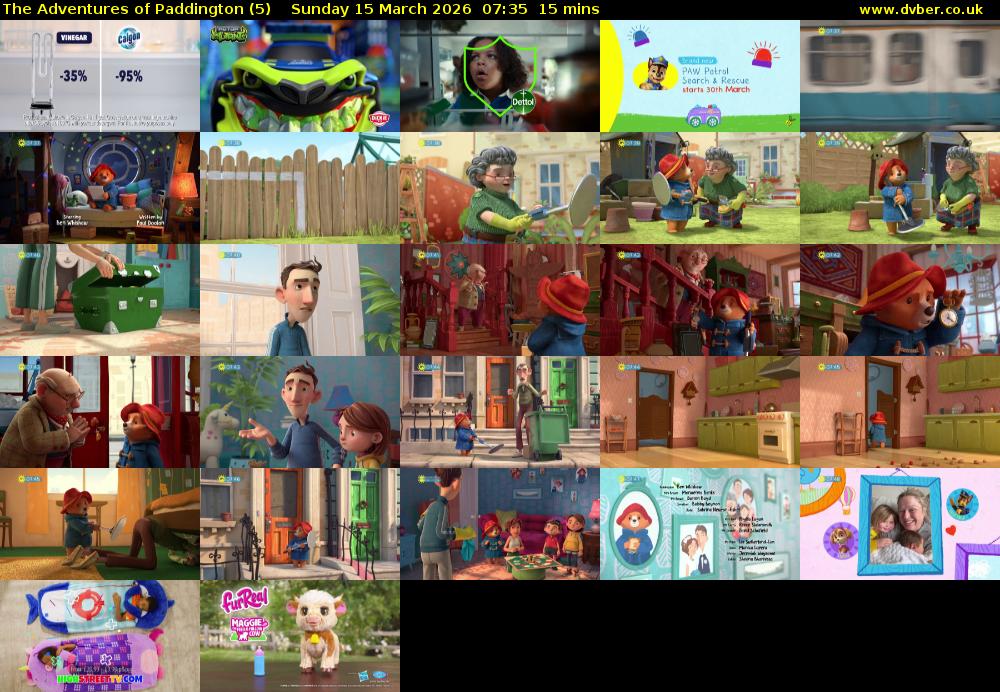 The Adventures of Paddington (5) Sunday 15 March 2026 07:35 - 07:50